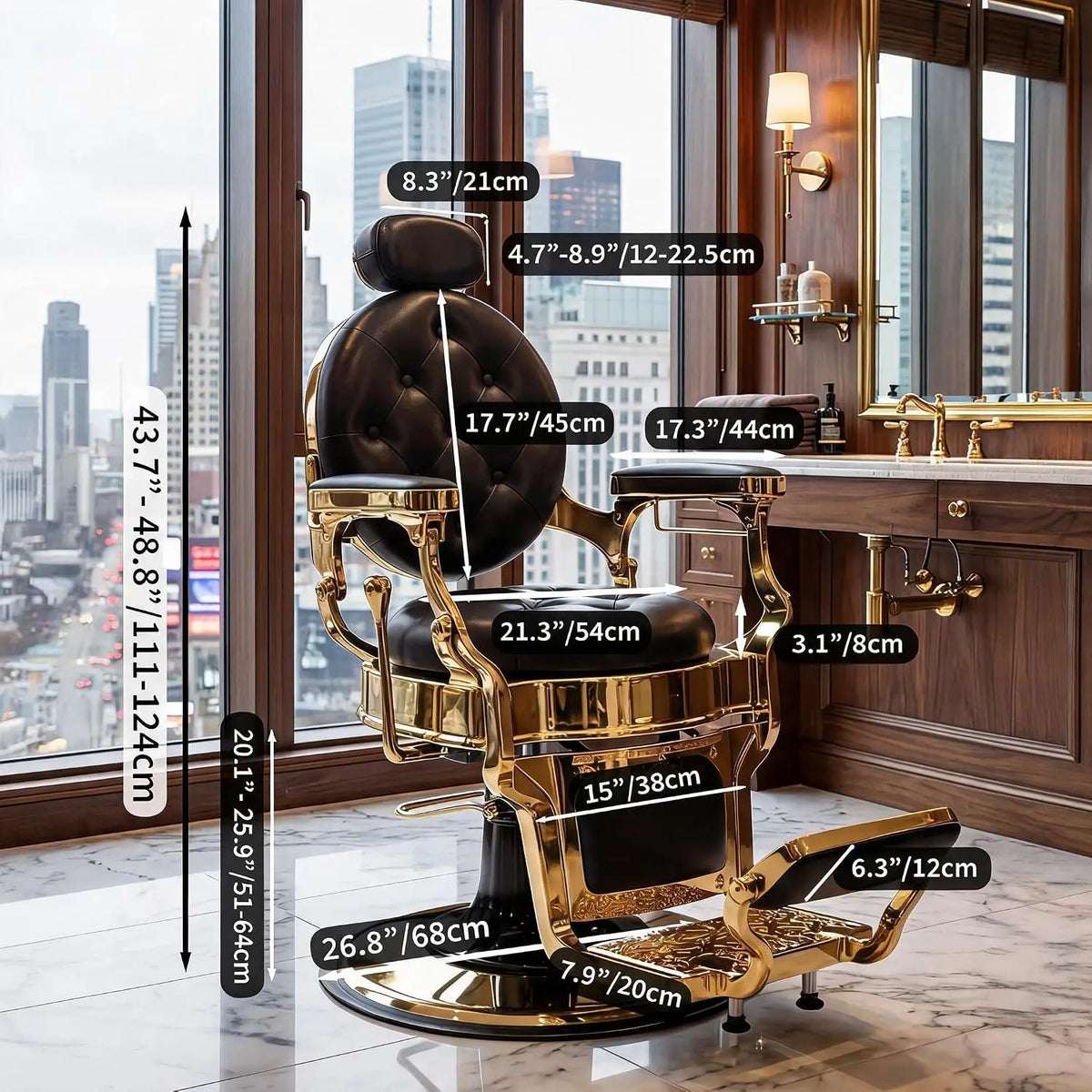 Vintage Heavy Duty Barber Chair