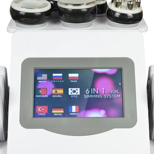 6-in-1 40K Ultrasonic Cavitation Body Sculpting Machine
