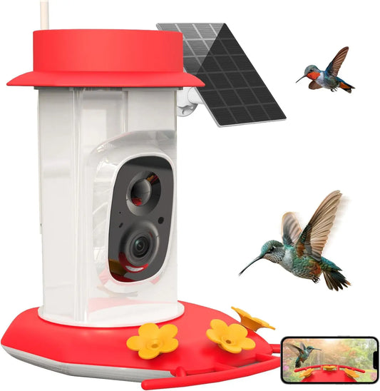 Hummingbird Feeder with Camera