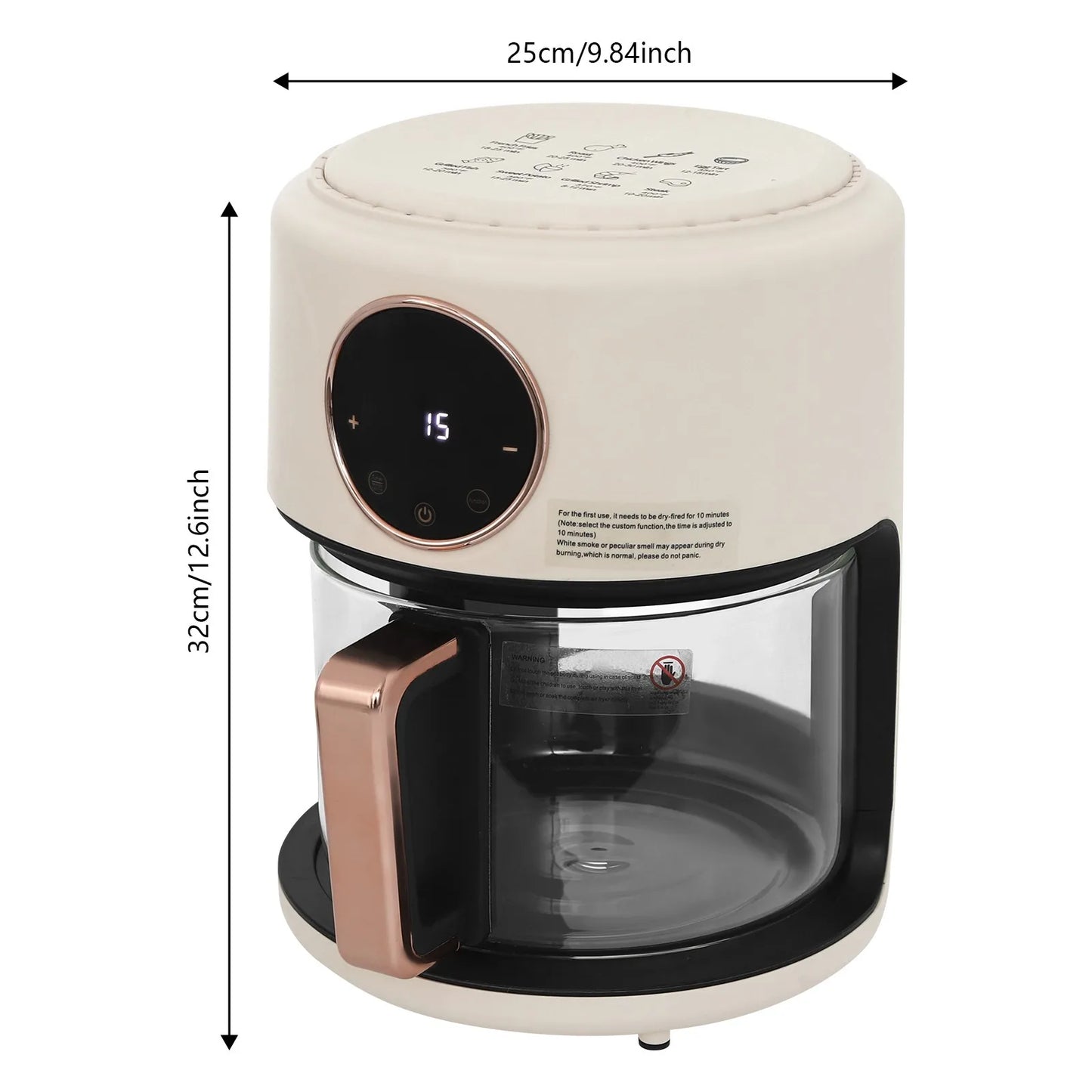 Glass Air Fryer