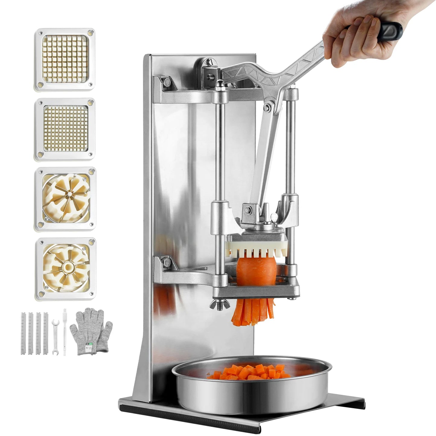 French Fry Cutter with 4 Replacement Blades