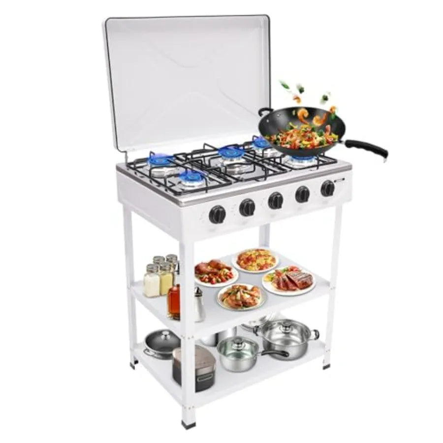 Camping Stove, 5 Burner Propane