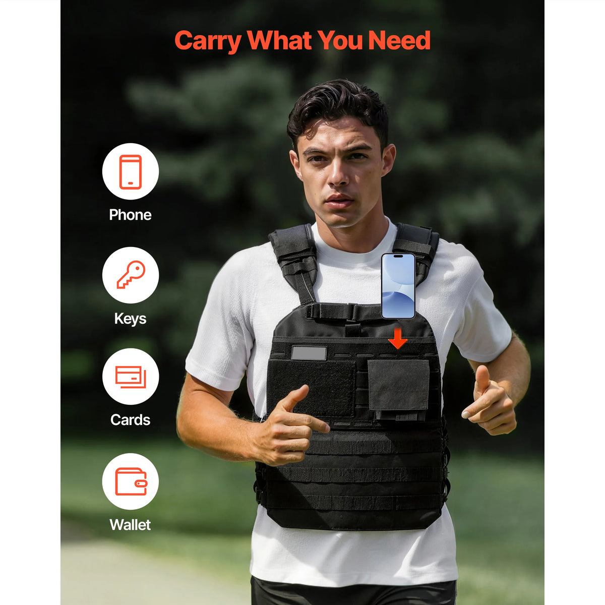 Weighted Vest with Shoulder Pad