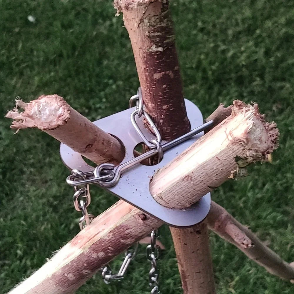 BBQ Tripod  Stainless Steel Camping