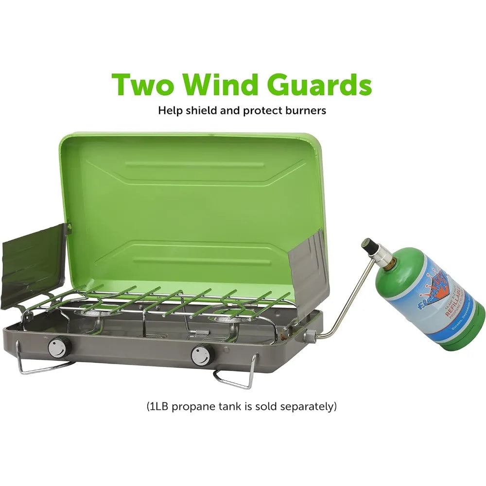Dual Burner Portable Camping Stove