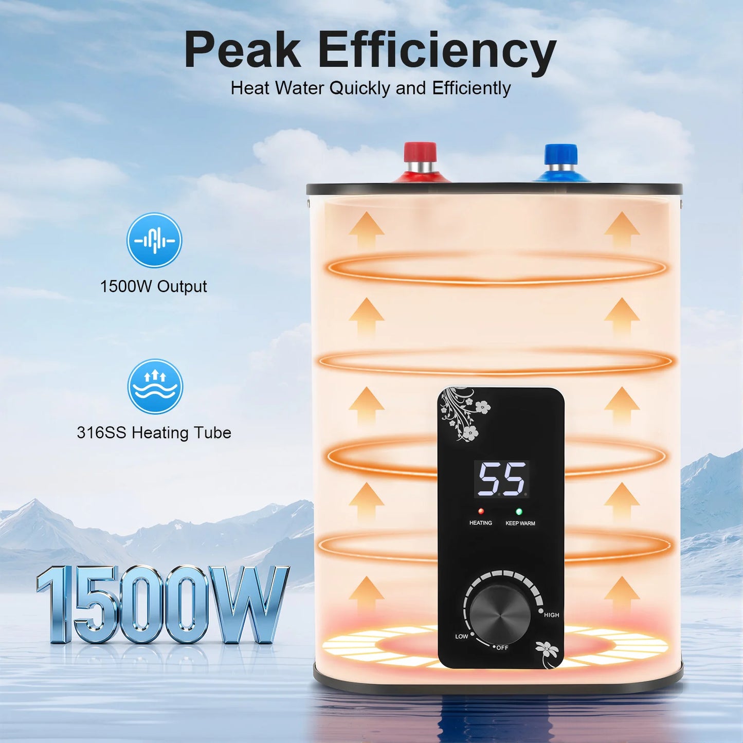 Mini Tank Water Heater,120V