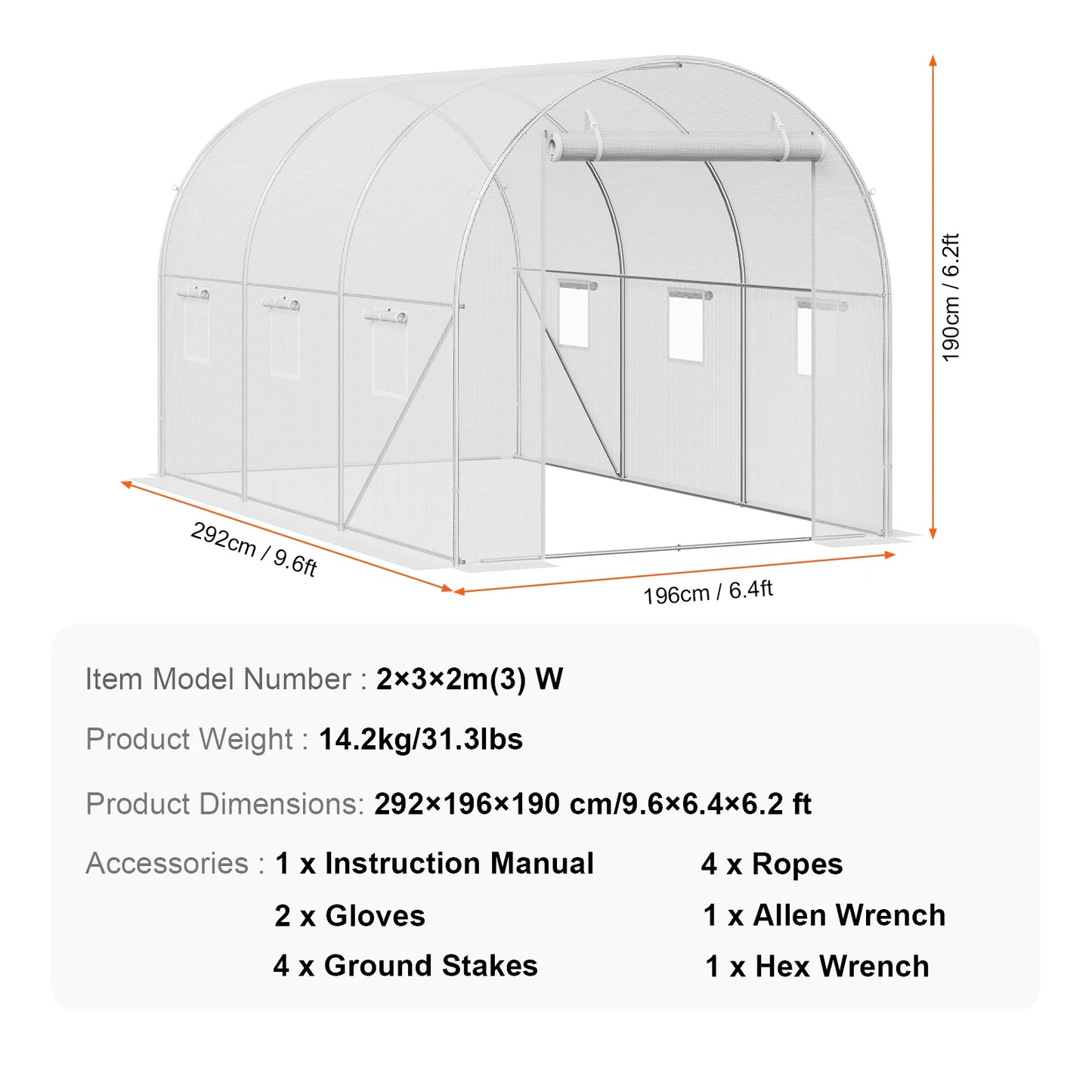 Walk-in Tunnel Greenhouse