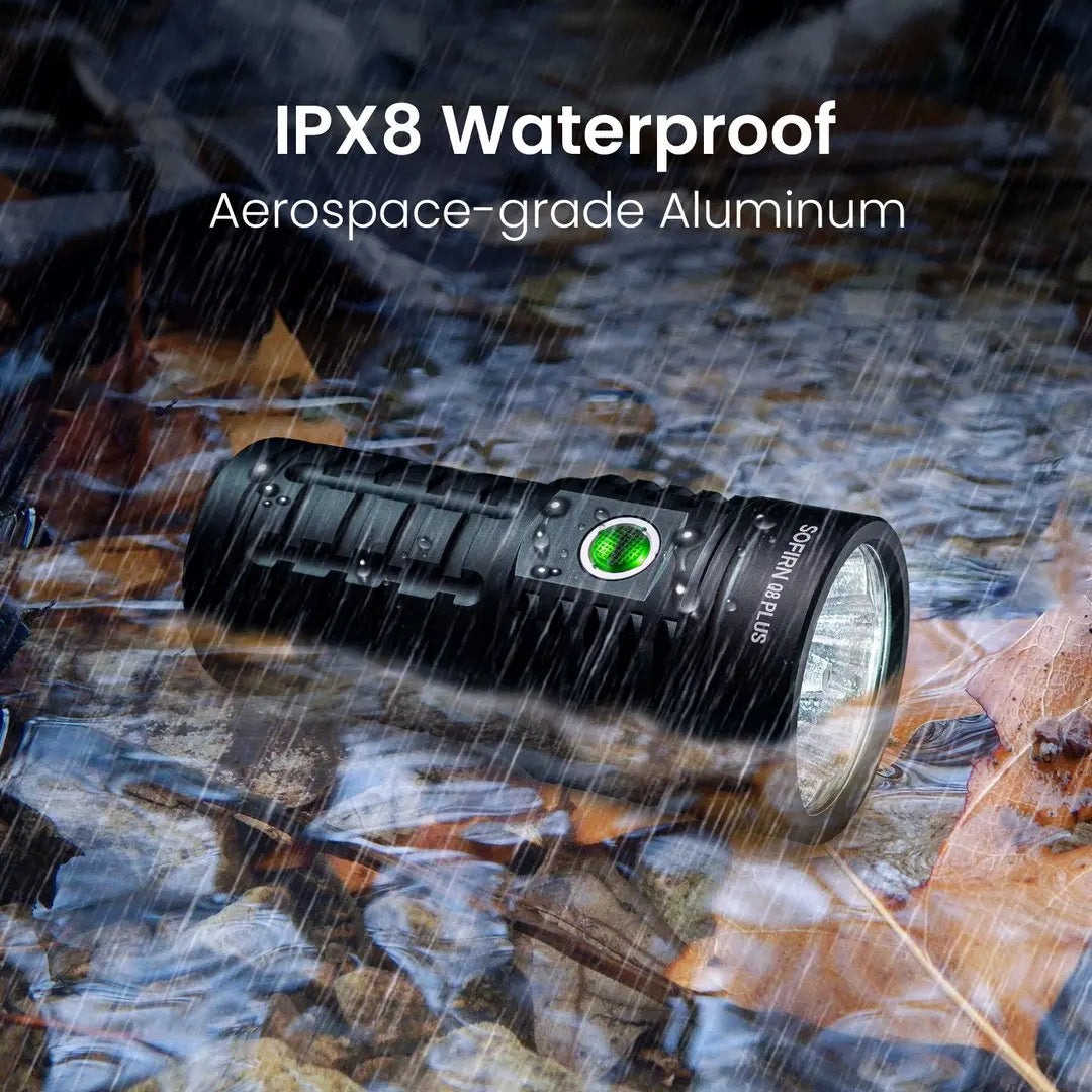 Super Powerful LED Flashlight 16000lm USB C Rechargeable