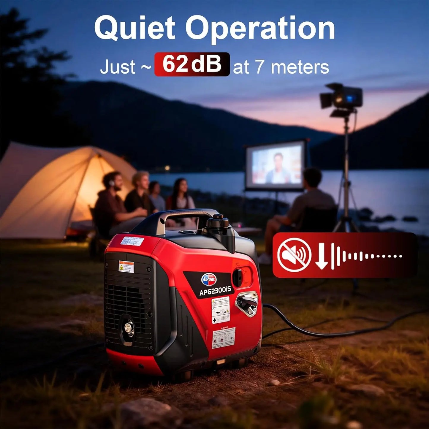 2300W Portable Inverter Generator