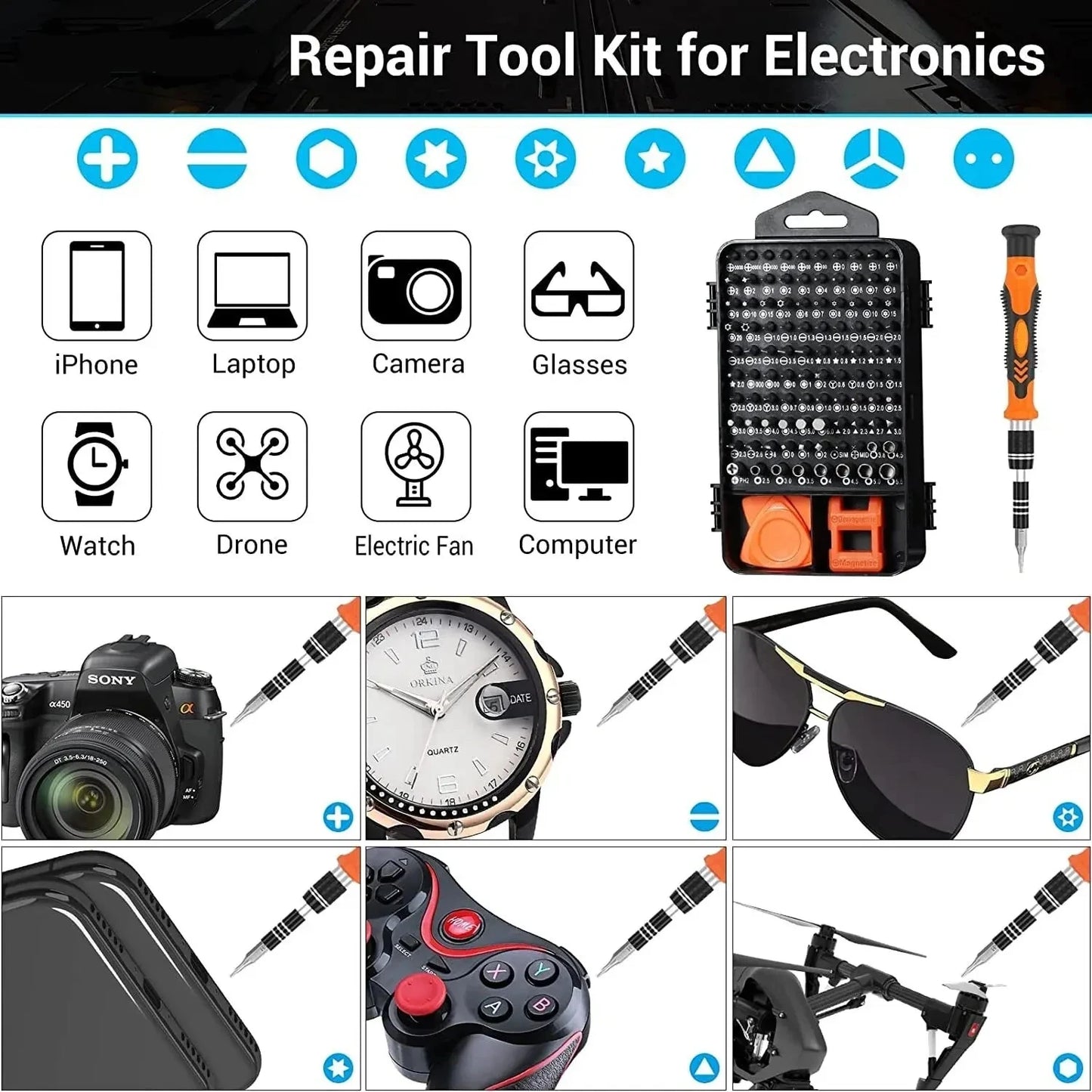 Magnetic Precision Screwdriver Set