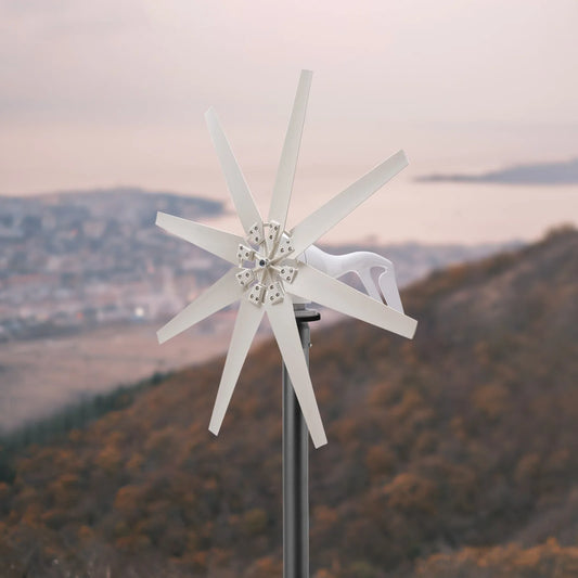 600W 8 Blades Wind Turbine Generator Kit