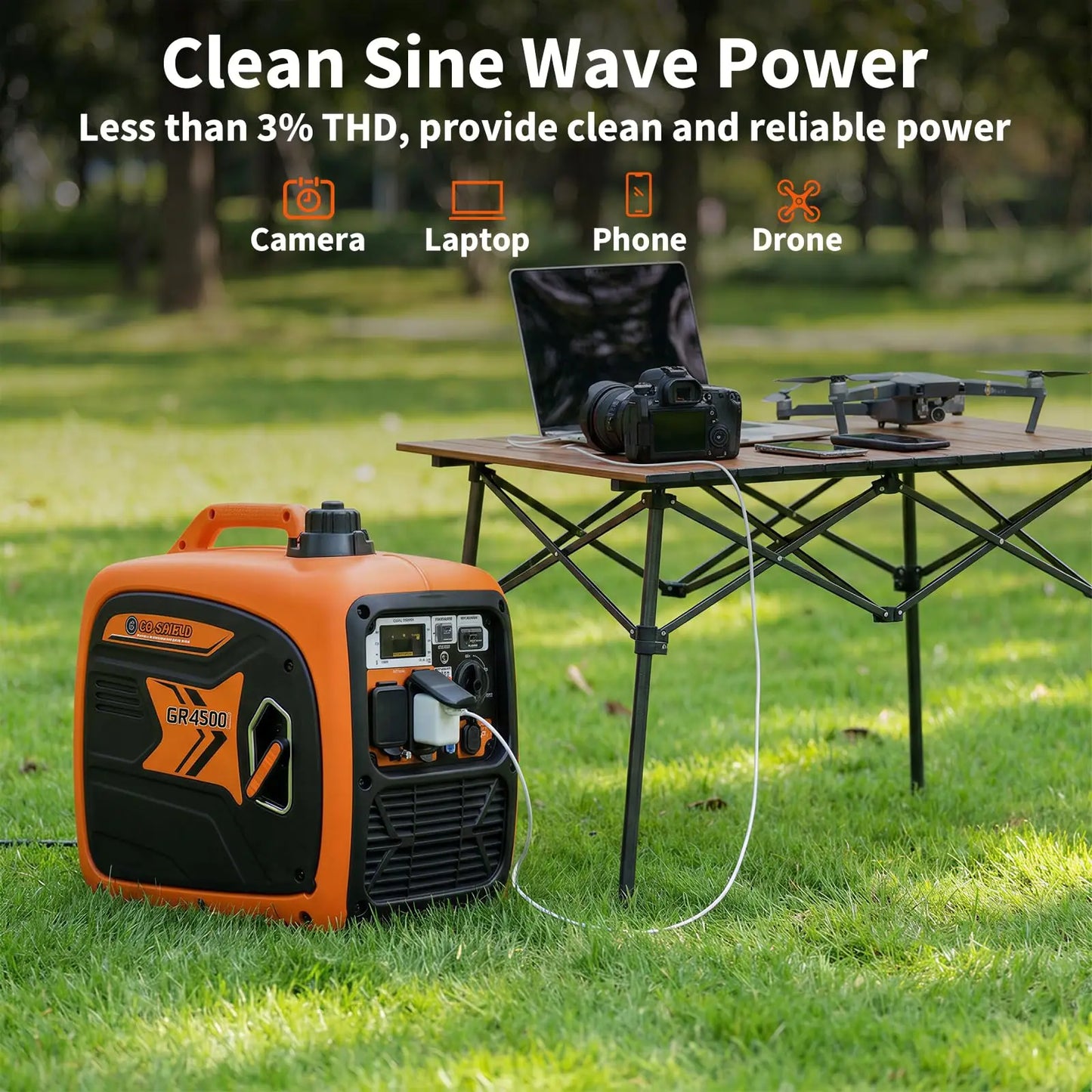 4500W Portable Inverter Generator
