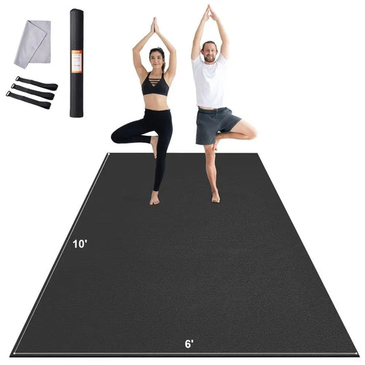 Yoga Mat with Bag Carry Strap 10x6ft