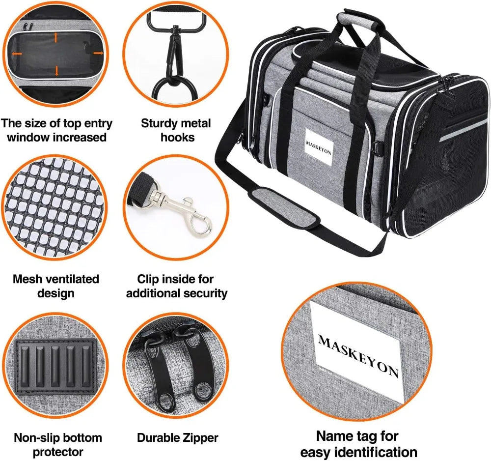 TSA Approved Soft Sided Pet Carrier