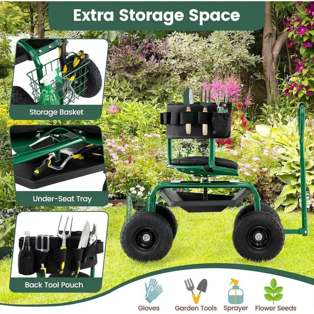 Rolling Garden Seat