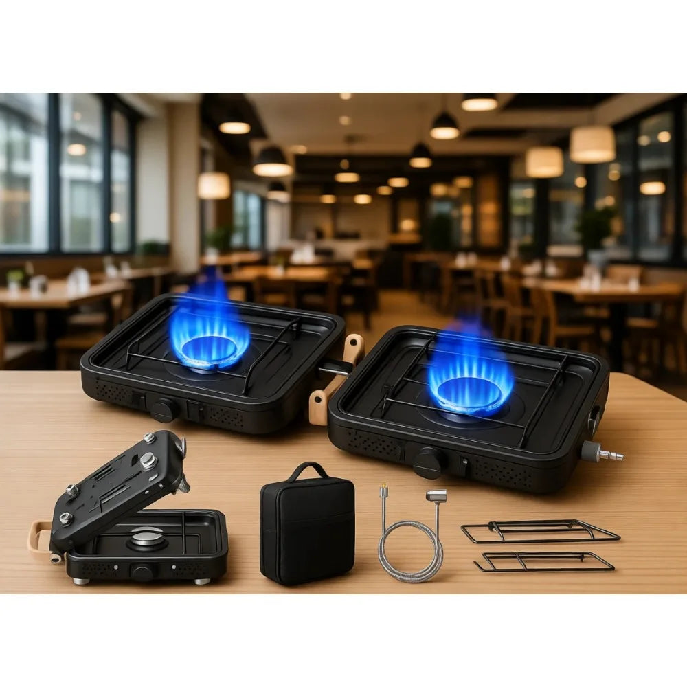 Two Burner Propane Camp Stove