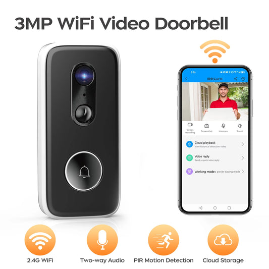 WiFi Doorbell With Camera