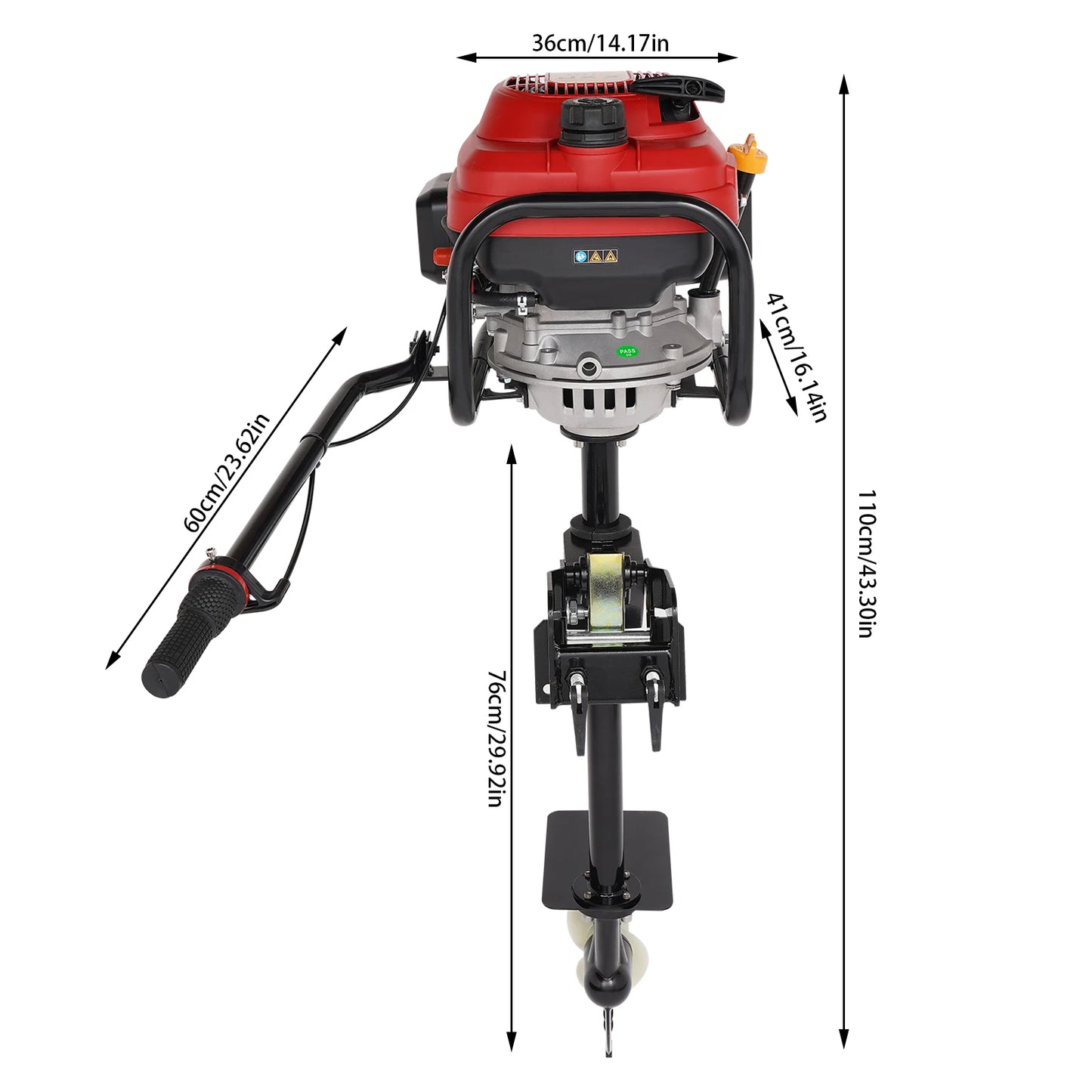7.5HP 4 Stroke Outboard Motor 200CC