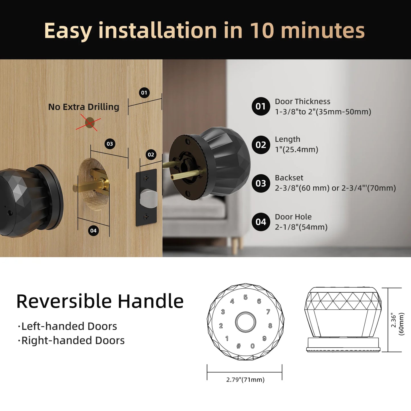 Smart Lock Fingerprint Door Lock