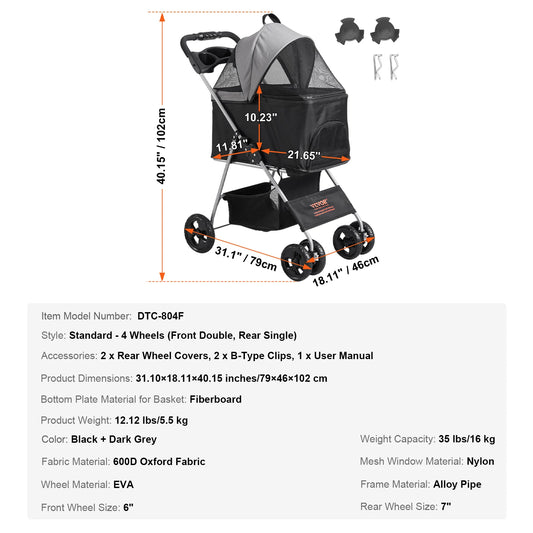 Pet Stroller/Carrier