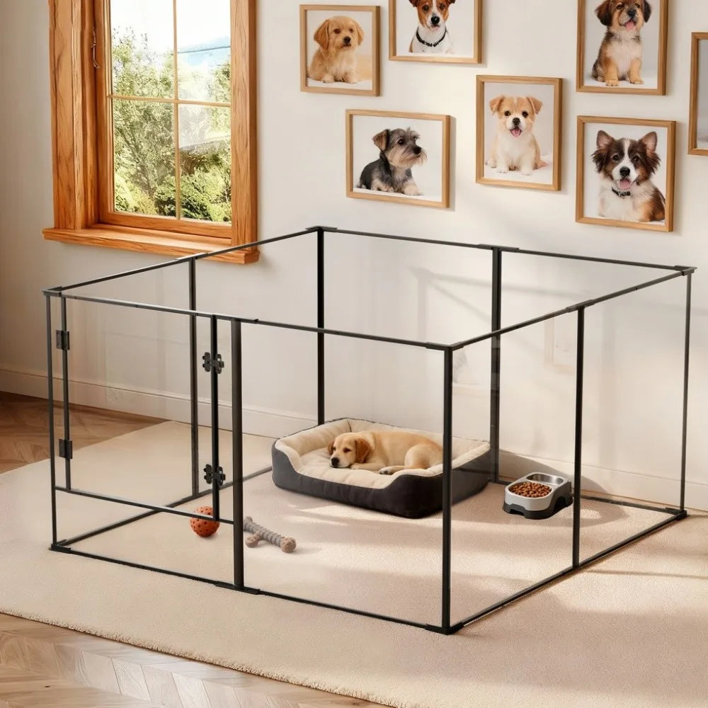 Tall Acrylic Puppy Playpen