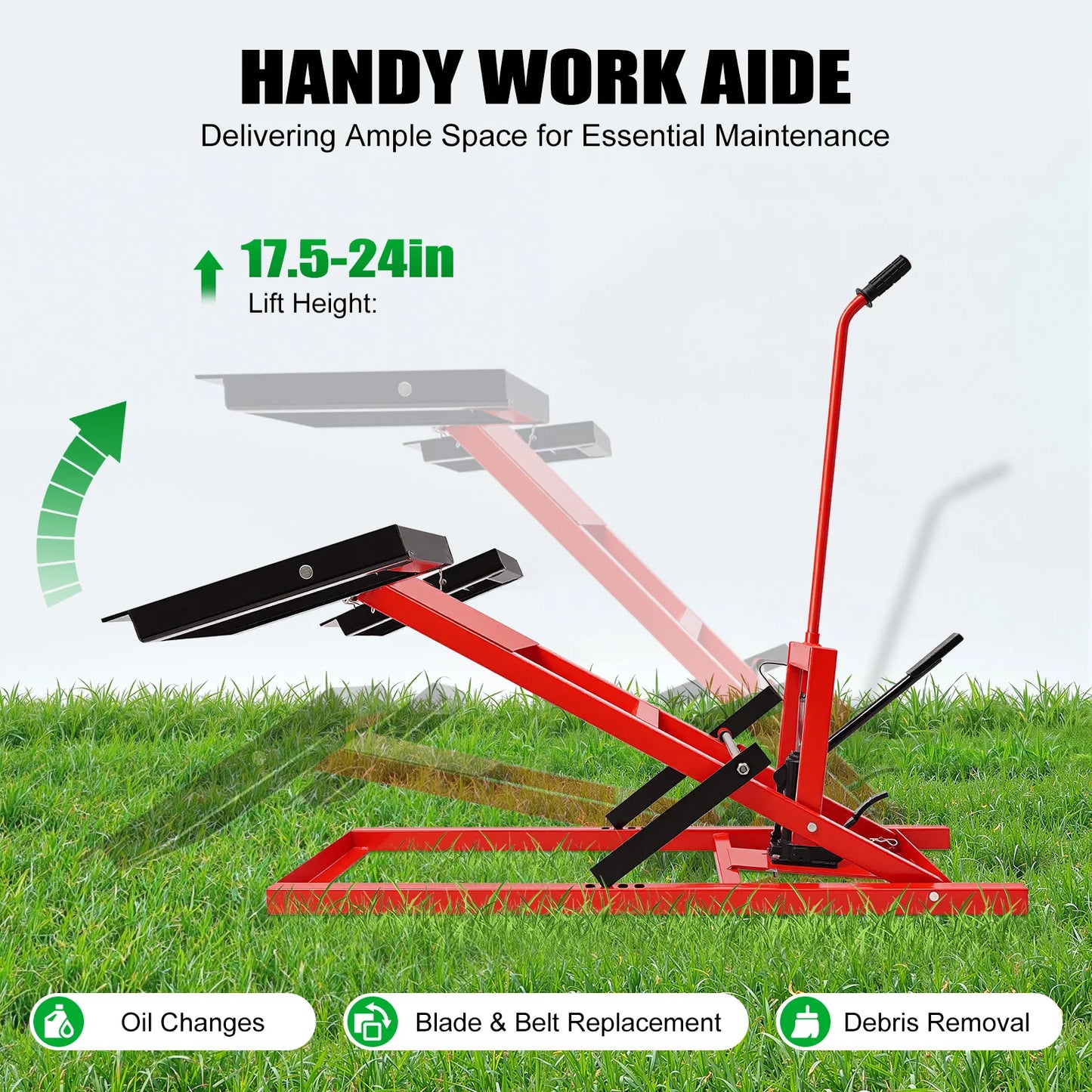 Lawn Mower Lift 500lbs Hydraulic