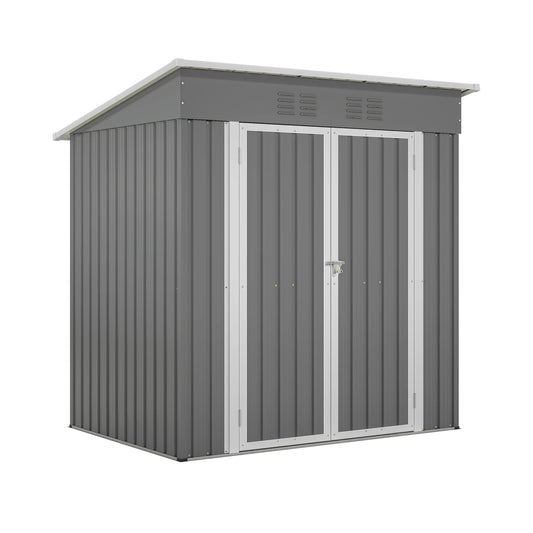6 x4 FT Metal Storage Shed Lockable