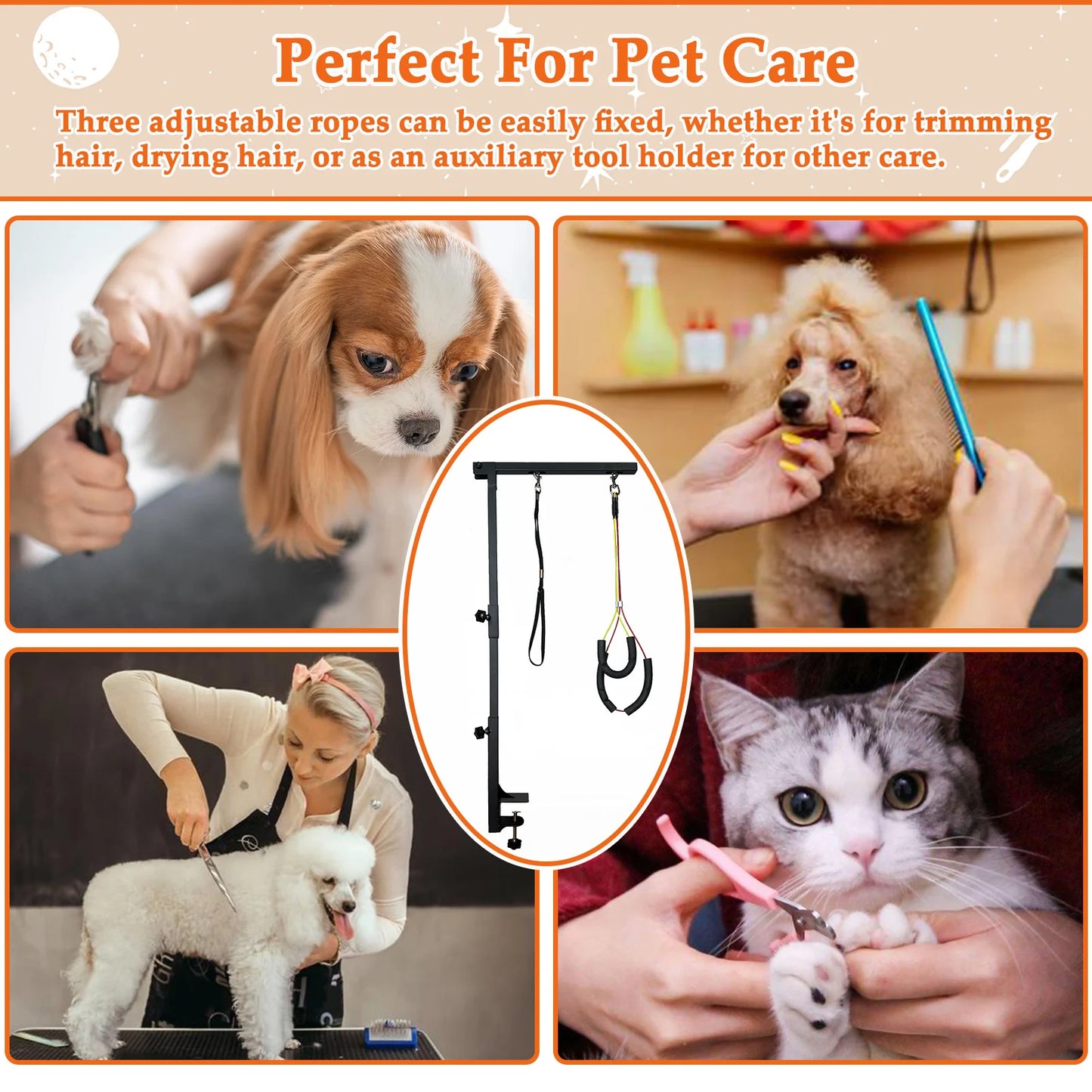 Dog Grooming Table Arm Height Adjustable