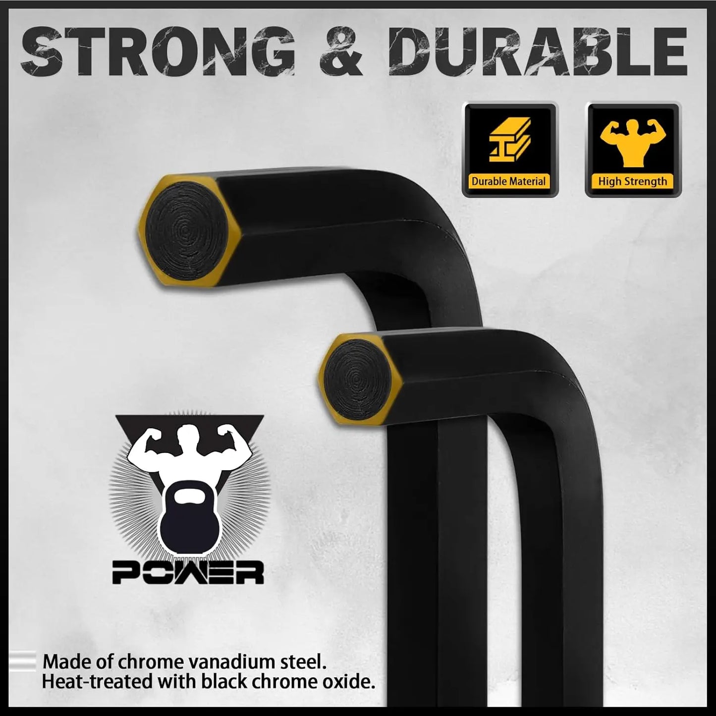 31-Piece Hex Key Set  SAE and Metric, Torque Handle