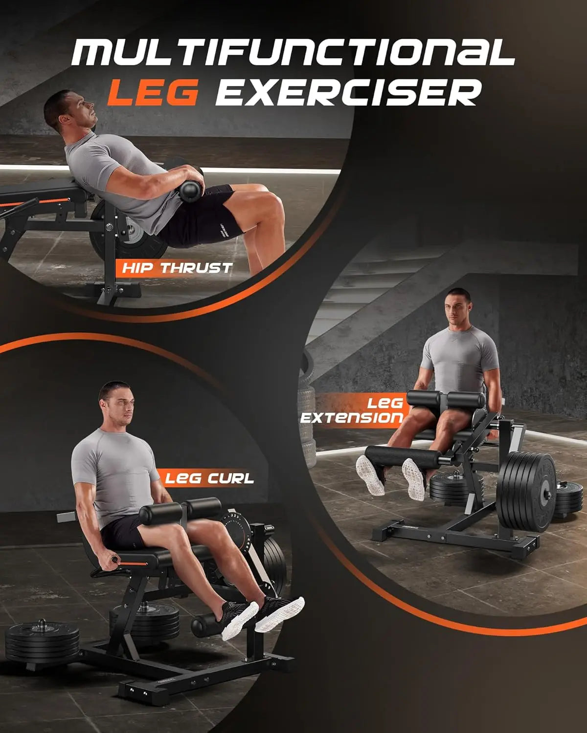 Leg Extension Curl Machine
