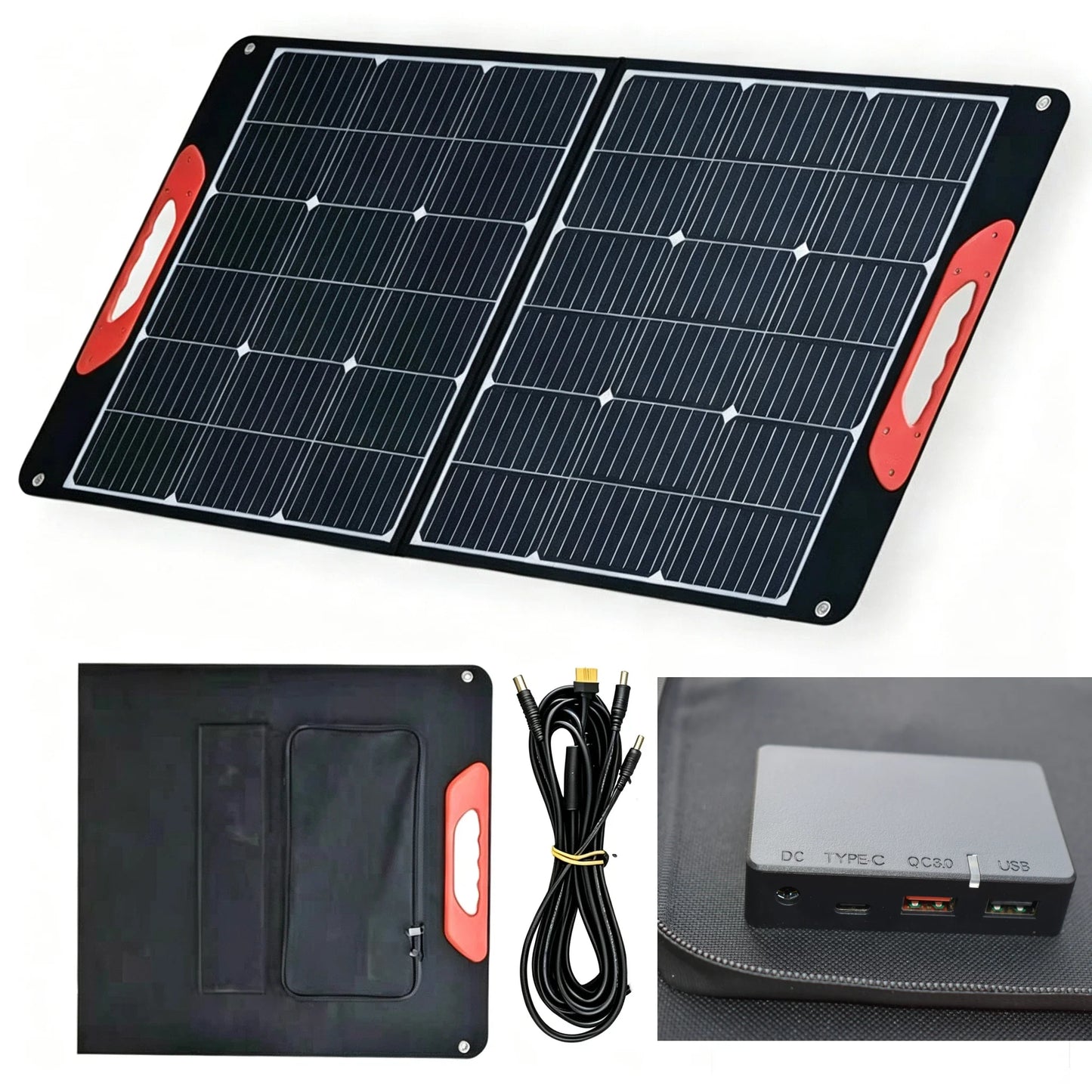 Portable Folding Solar Panel with 1 USB Port