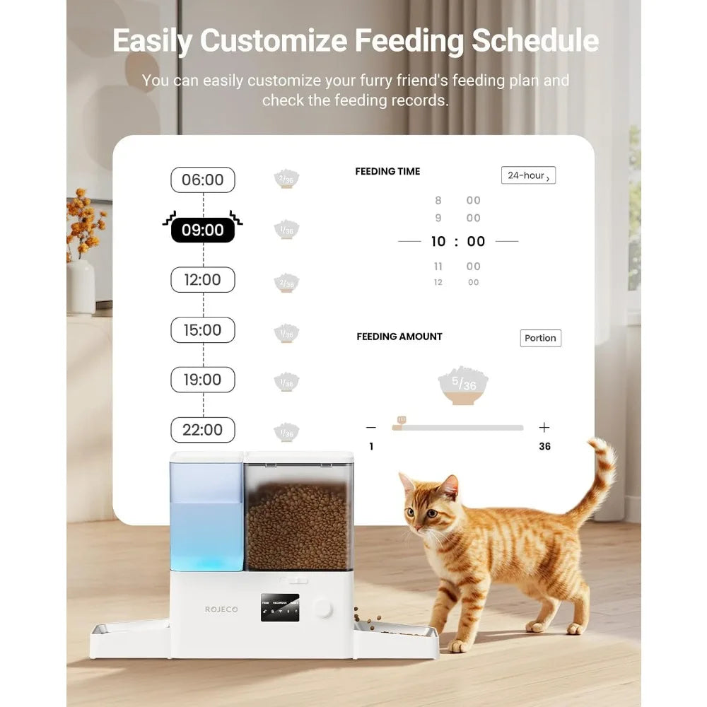 WiFi Automatic Cat Feeder & Water Dispenser