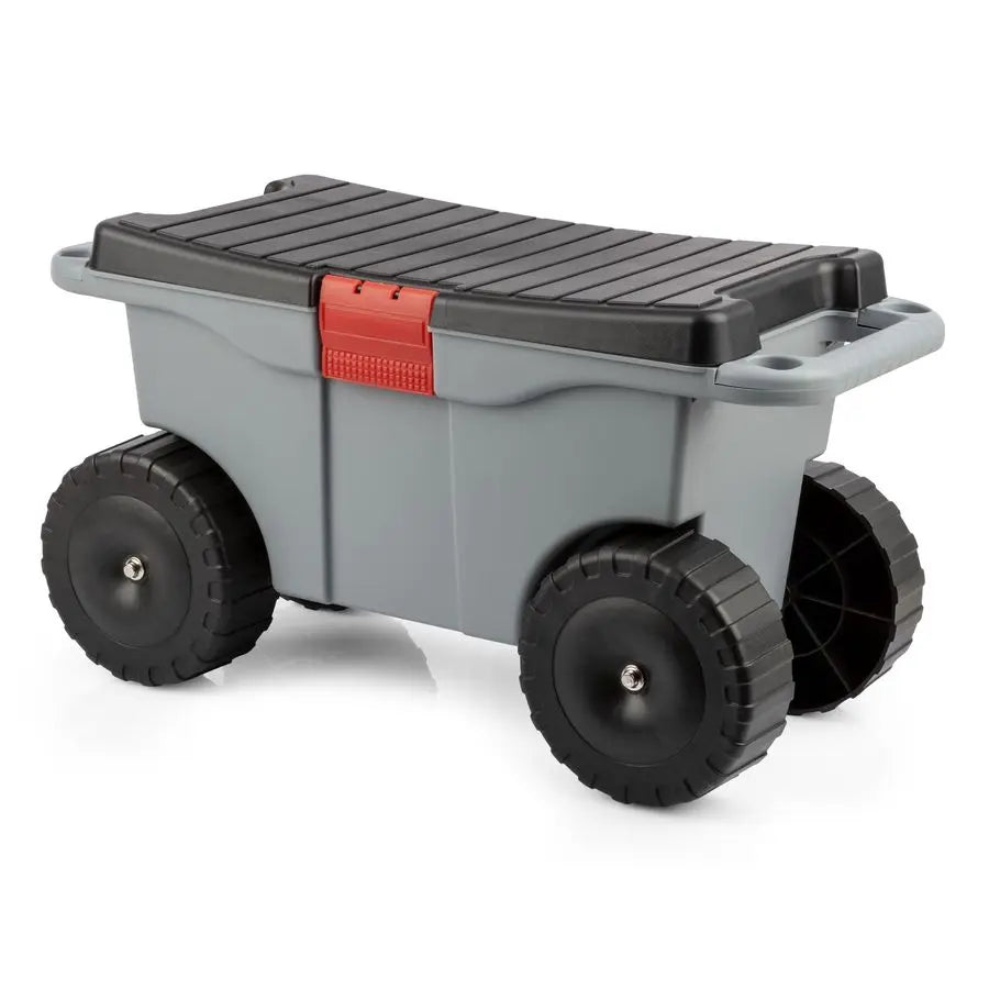 Rolling Garden Cart with Seat