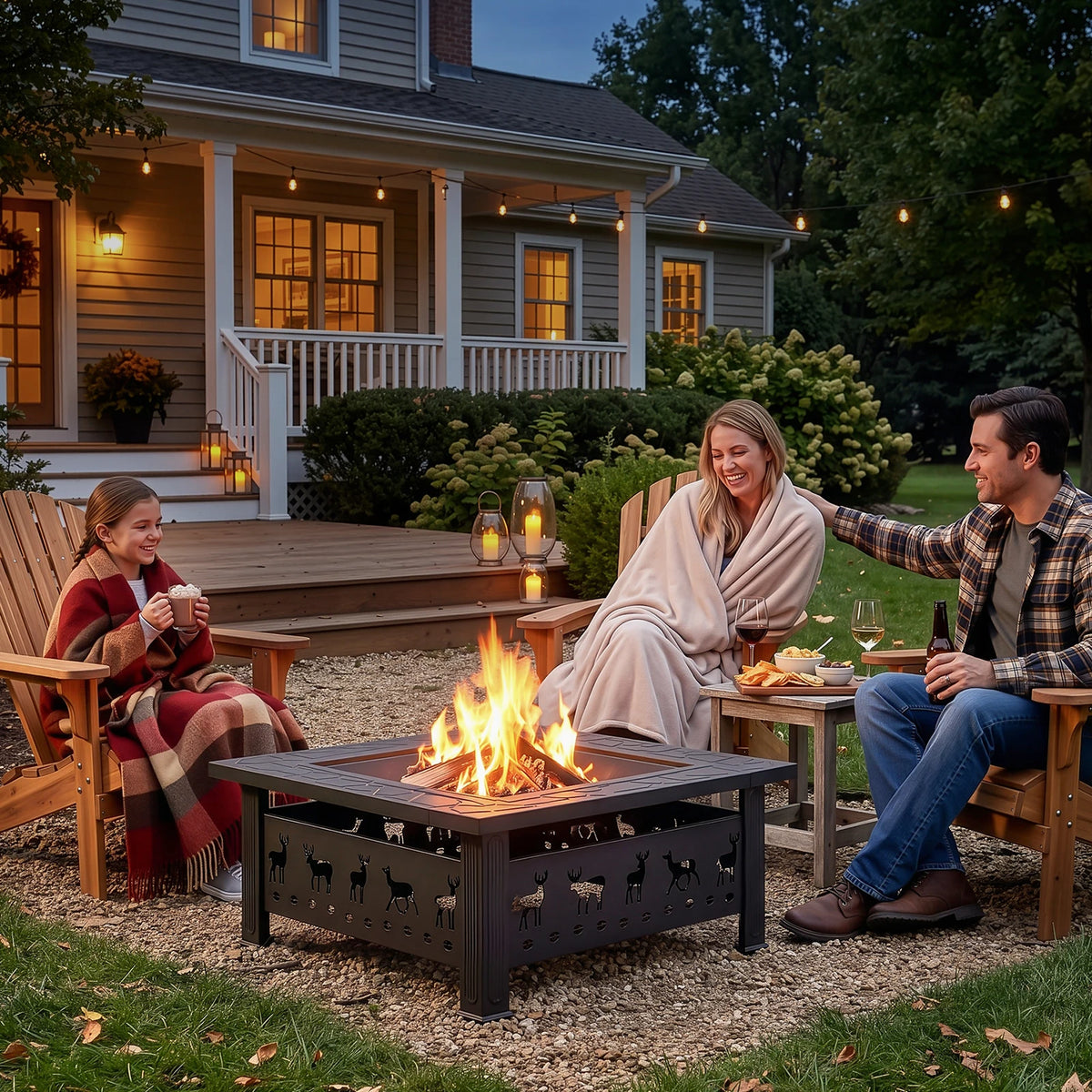 32 Inch Wood Burning Fire Pit