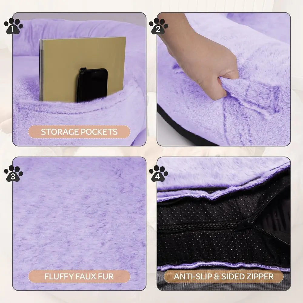 Orthopedic Bed with Storage for Humans and Pets