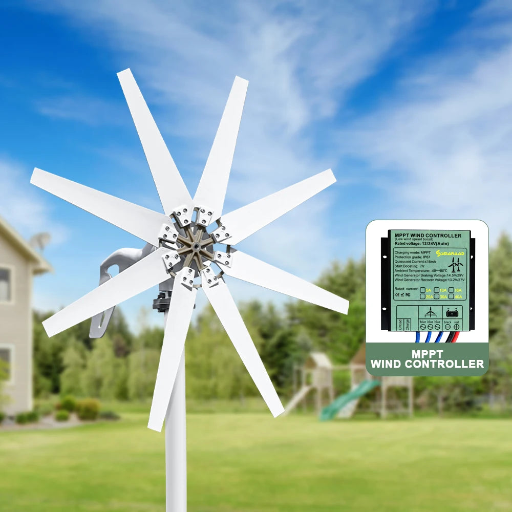3000W Horizontal Turbine 12V/24V/48V