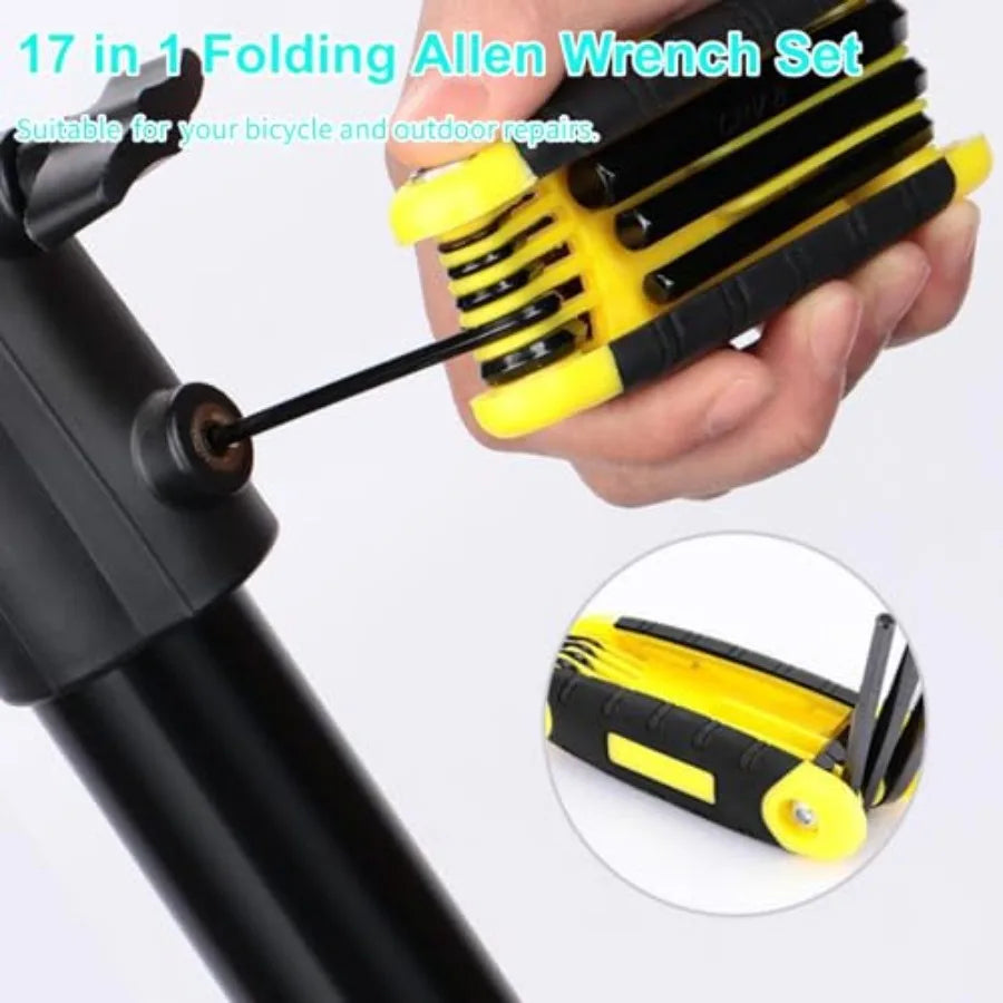 Folding Allen Wrench Set Metric and SAE