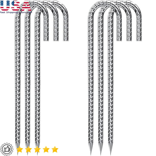 12 Inch Galvanized Tent Anchors