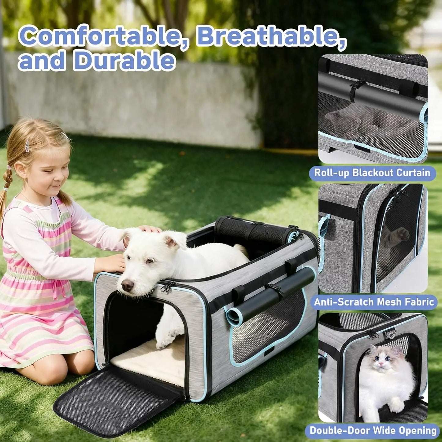 Pet Carrier with Wheels
