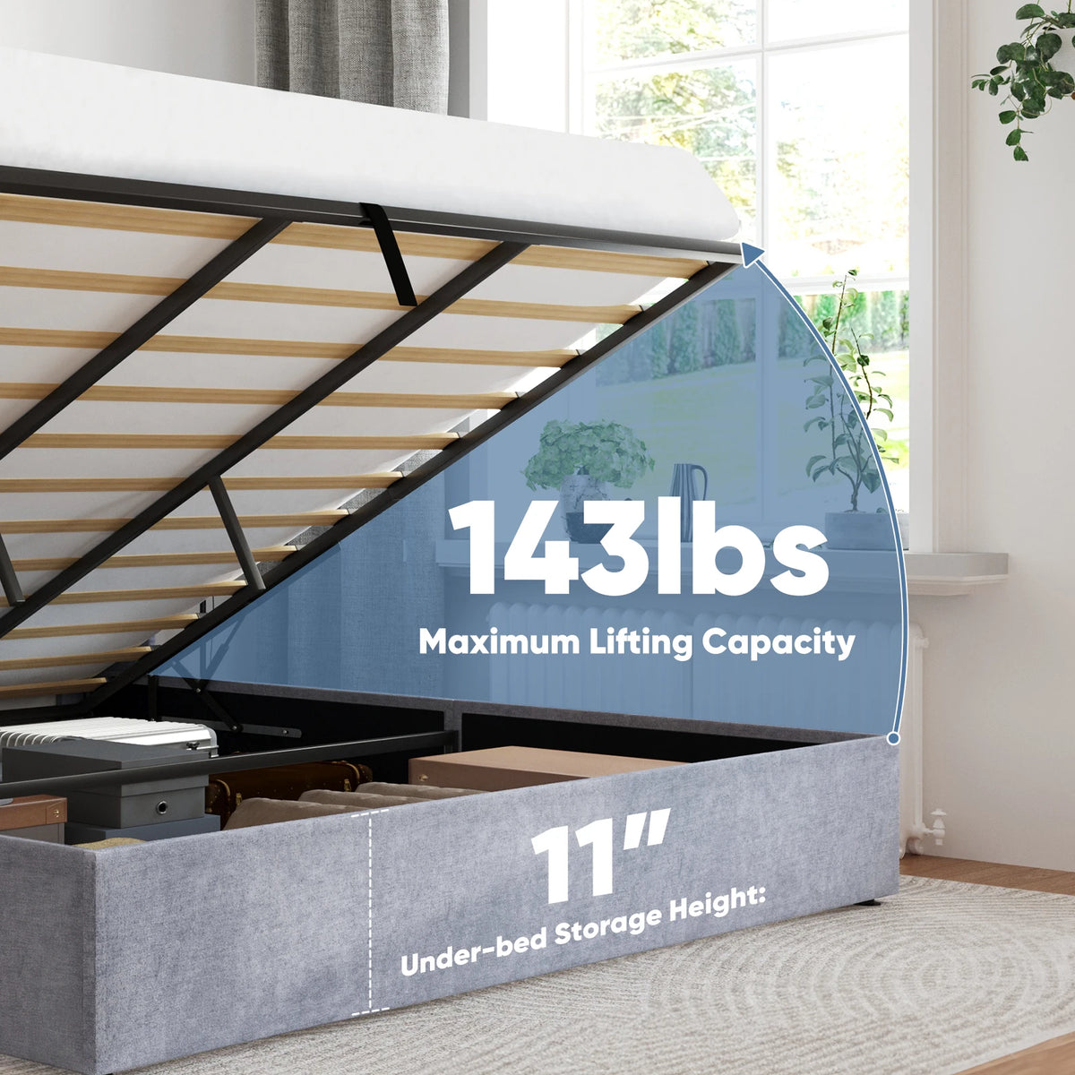 Lift Up Storage Bed