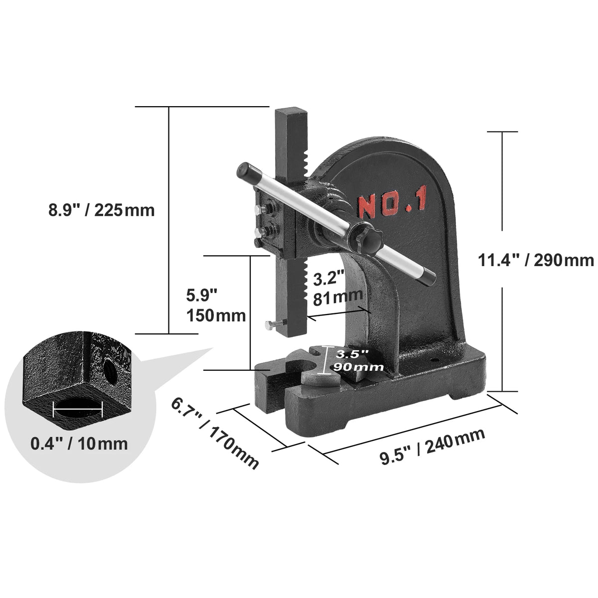 1 Ton Arbor Press Manual