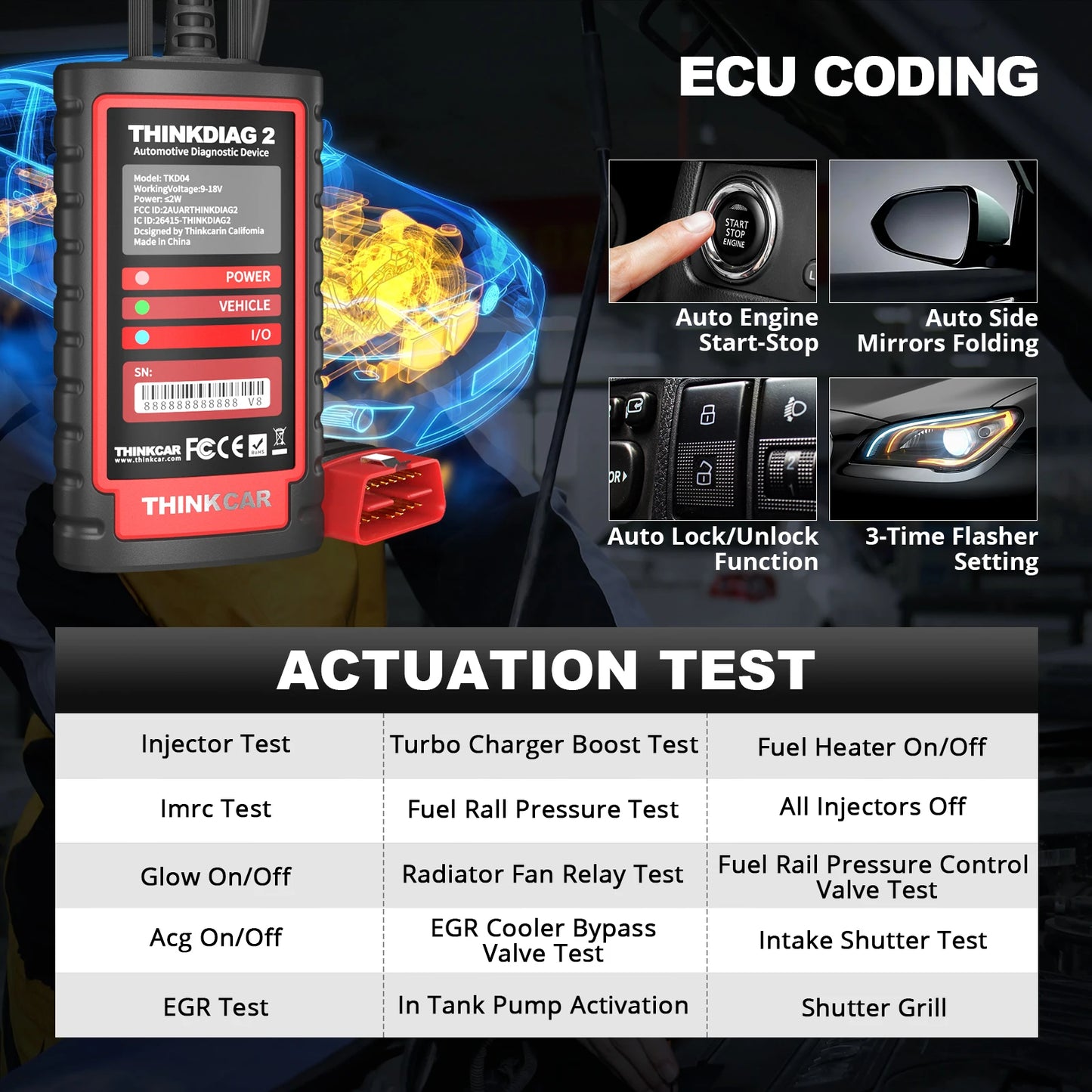 OBD2 Scanner 16 resets
