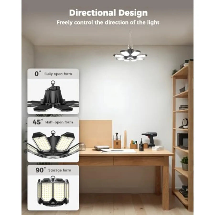 5000LM Linkable LED Shop Light with 9.8ft Power Cord