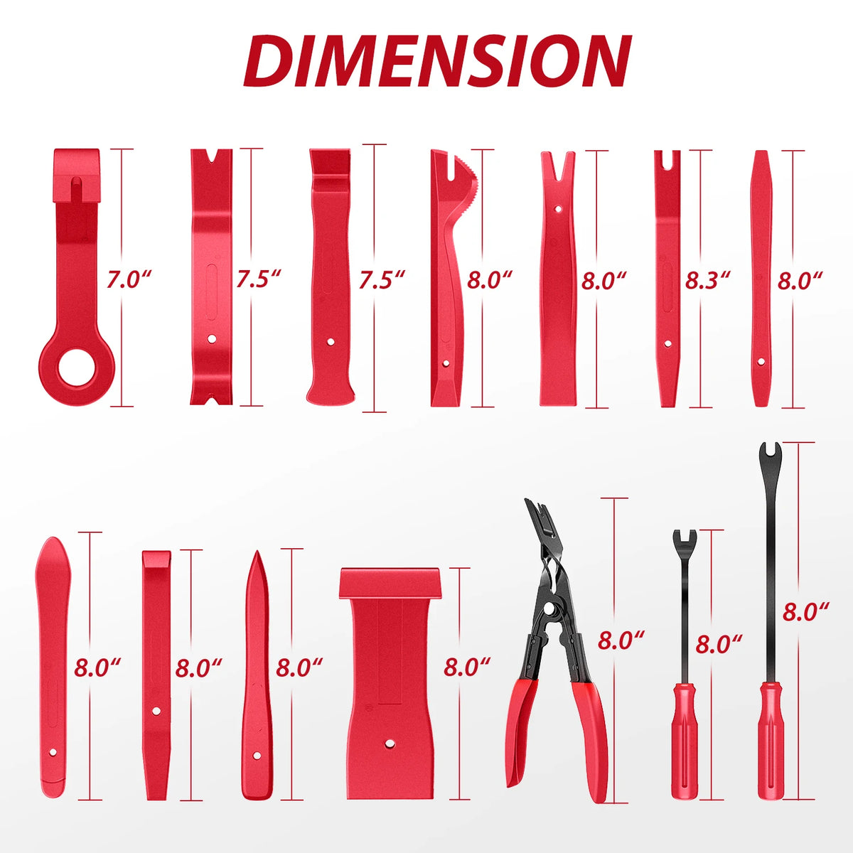 200Pcs Automotive Trim Removal Tool