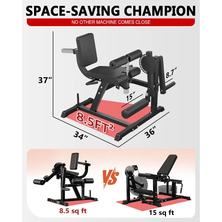 Leg Extension and Curl Machine