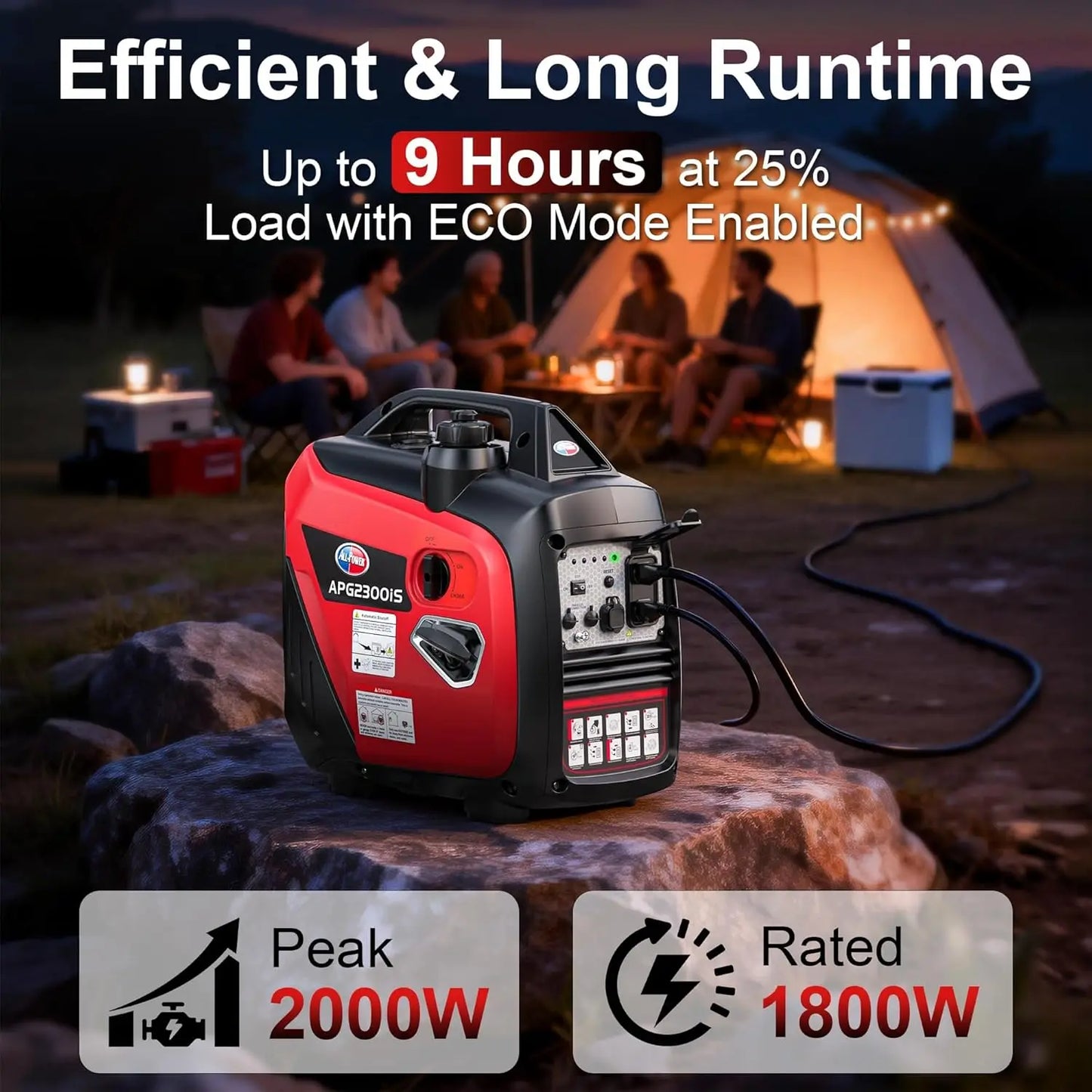 2300W Portable Inverter Generator