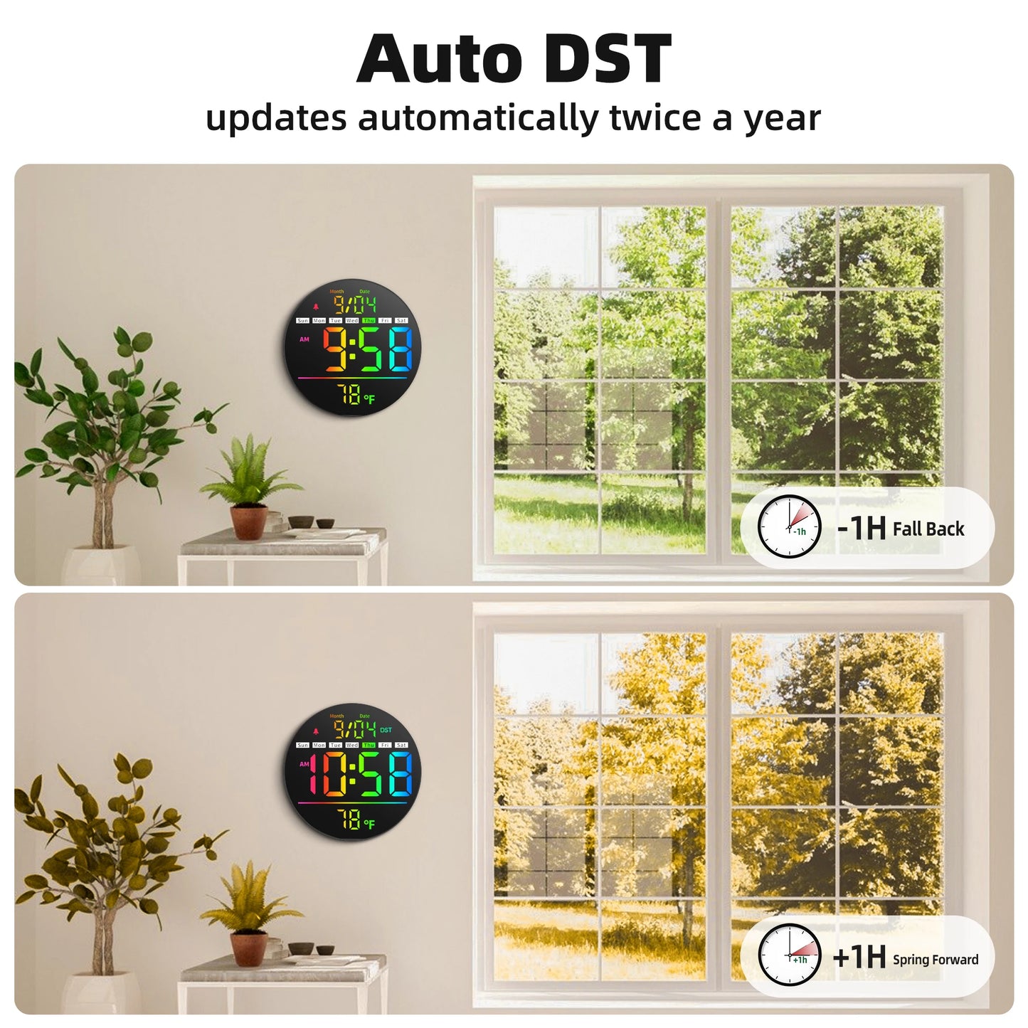 8‘’LED Wall Clock