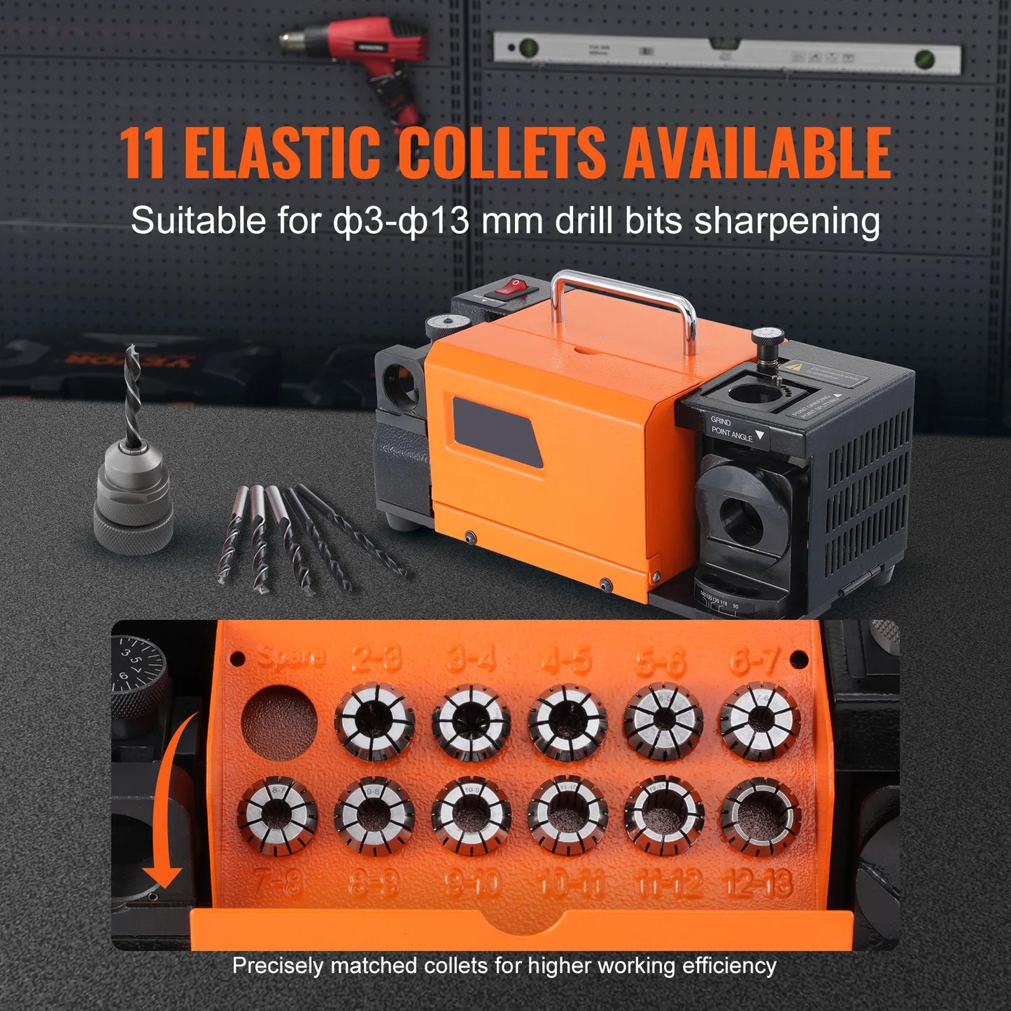 Drill Bits Sharpener 3-13mm