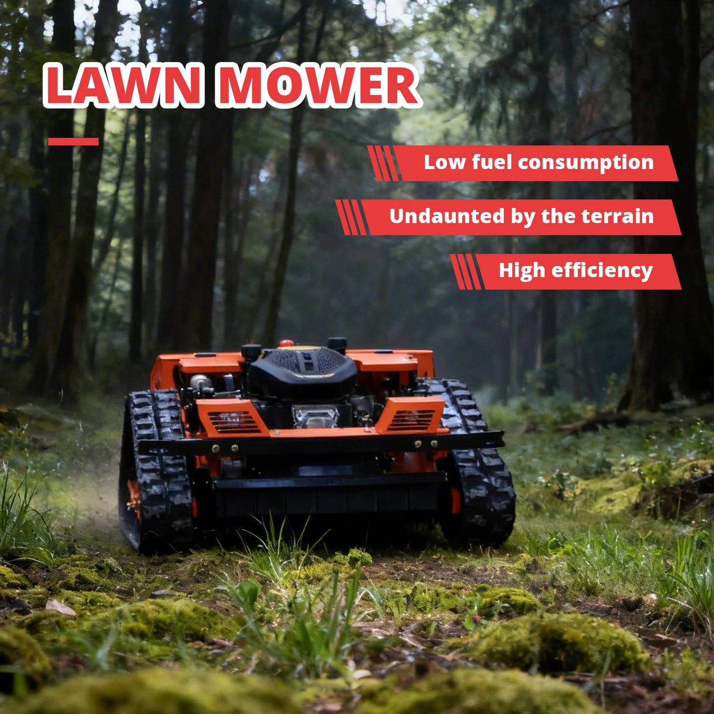 Remote Control  Robotic Lawn Mower