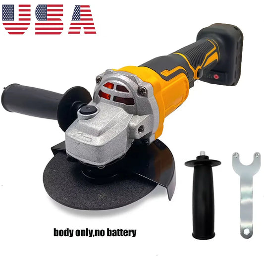Brushless Cordless Angle Grinder ( No Battery)